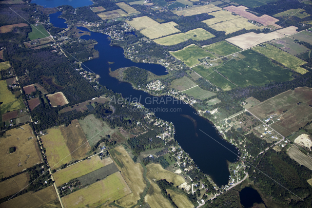Long Lake in Hillsdale County, Michigan